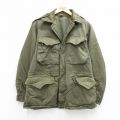 M★古着 長袖 ビンテージ ミリタリー フィールド ジャケット メンズ 40年代 40s M-43 緑【spe】 26apr21