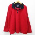 FADED GLORY 00s ハーフジップフリースジャケット レッド XL | 古着