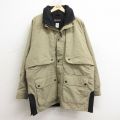 00s ラグランナイロンジャケット 内側フリース カーキ XL | 古着