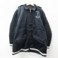 FAIRVIEW 90s パーカージャケット 内側キルティング ネイビー XL | 古着
