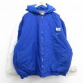 XL★古着 ナイキ NIKE 長袖 ナイロン ジャケット パーカー メンズ 00年代 00s NFL インディアナポリスコルツ 大きいサイズ リップストップ 青 ブルー アメフト スーパーボウル 内側キルティング 【spe】 25jan21 中古 アウター