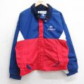 【20%OFF】L★古着 コロンビア COLUMBIA 長袖 ナイロン ジャケット メンズ 90年代 90s アメリカ マルチカラー 赤他 レッド 内側フリース 25sep26 中古 アウター