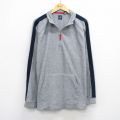 【20%OFF】XL★古着 ギャップ GAP 長袖 ハーフジップ フリース ジャケット メンズ 00年代 00s ラグラン グレー他 25sep29 中古 アウター