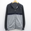 L★古着 ノーティカ NAUTICA 長袖 ブランド フリース ジャケット メンズ ワンポイントロゴ マルチカラー グレー 霜降り他 25sep30 中古 アウター