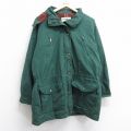 【20%OFF】XL★古着 エディーバウアー 長袖 マウンテン ジャケット パーカー メンズ 00年代 00s ロング丈 緑 グリーン 内側ウール 25oct01 中古 アウター
