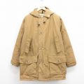 L★古着 ウールリッチ WOOLRICH 長袖 ダウン ジャケット パーカー メンズ 90年代 90s ロクヨンクロス ロング丈 USA製 茶 ブラウン 【spe】 25oct02 中古 アウター