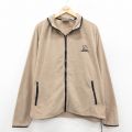 XL★古着 長袖 フリース ジャケット メンズ DUCKS UNLIMITED ベージュ カーキ 25oct11 中古 アウター
