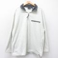L★古着 長袖 ハーフジップ フリース ジャケット メンズ 00年代 00s 白 ホワイト 25oct28 中古 アウター