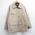M★古着 長袖 マウンテン ジャケット メンズ 80年代 80s ラグラン シンサレート USA製 ベージュ カーキ 25oct31 中古 アウター