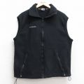 M★古着 コロンビア COLUMBIA フリース ベスト メンズ 00年代 00s ワンポイントロゴ 黒 ブラック 25nov01 中古 アウター