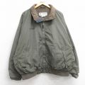 XL★古着 コロンビア COLUMBIA 長袖 ナイロン ジャケット メンズ 00年代 00s ワンポイントロゴ 大きいサイズ 茶系 ブラウン 内側フリース 25nov01 中古 アウター