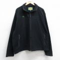 L★古着 カベラス 長袖 フリース ジャケット メンズ 00年代 00s ワンポイントロゴ 黒 ブラック 25nov04 中古 アウター