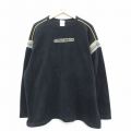 XL★古着 長袖 フリース ジャケット メンズ 00年代 00s ディズニー くまのプーさん ティガー クルーネック 黒 25nov14