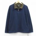 XL★古着 レッドヘッド 長袖 ハーフジップ フリース ジャケット メンズ 00年代 00s 濃紺 25nov15