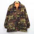 XL★古着 長袖 ジャケット メンズ 90年代 90s リバーシブル シティーカモ 大きいサイズ ロング丈 濃緑他 迷彩【spe】 25nov26