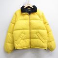 XL★古着 ラルフローレン ポロジーンズ 長袖 ブランド ダウン ジャケット メンズ 00年代 00s ラグラン 襟フリース 黄色【spe】 25dec02