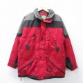 L★古着 カベラス 長袖 ナイロン ジャケット メンズ 00年代 00s 赤他 内側フリース 25dec16