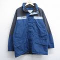 XL★古着 コロンビア 長袖 マウンテン ジャケット メンズ 00年代 00s ワンポイントロゴ 紺他 内側フリース【spe】 26jan16