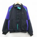 XL★古着 ホロウェイ 長袖 ナイロン ジャケット メンズ 90年代 90s USA製 黒他 内側キルティング 26jan19