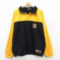 XL★古着 長袖 ハーフジップ フリース ジャケット メンズ 90年代 90s NFL ピッツバーグスティーラーズ ツートンカラー 黄他 アメフト スーパーボウル 26jan26