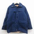 XL★古着 セントジョンズベイ 長袖 ジャケット メンズ 80年代 80s ロング丈 紺【spe】 26jan29