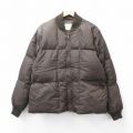 L★古着 シアーズ 長袖 ダウン ジャケット メンズ 80年代 80s 茶 26feb17