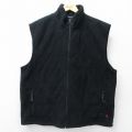 XL★古着 ノーティカ ブランド キルティング ベスト メンズ ワンポイントロゴ 00年代 00s 黒 26feb17