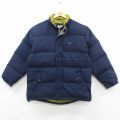 XL★古着 ナイキ NIKE 長袖 ダウン ジャケット メンズ 00年代 00s ワンポイントロゴ 紺【spe】 26feb17
