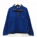 L★古着 ウールリッチ 長袖 フリース ジャケット メンズ スナップT 青他 26feb18