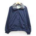 L★古着 Wear Guard 長袖 ナイロン ジャケット メンズ 00年代 00s ラグラン 紺 内側フリース 26feb25