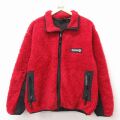 M★古着 ティンバーランド 長袖 フリース ジャケット メンズ 90年代 90s USA製 赤他 26apr23
