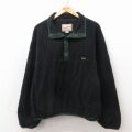 XL★古着 ウールリッチ 長袖 フリース ジャケット メンズ 90年代 90s スナップT ポーラテック 黒他 26apr23