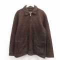XL★古着 コロンビア 長袖 ジャケット メンズ こげ茶 内側ボア 26jan22