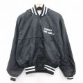 M★古着 デロング 長袖 ナイロン ジャケット メンズ 80年代 80s JUNK YARD USA製 黒 ブラック 25jan18 中古 アウター ウインドブレーカー
