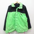 XL★古着 ギャップ GAP 長袖 ナイロン ジャケット メンズ 90年代 90s 大きいサイズ 黄緑他 内側メッシュ 【spe】 25feb06 中古 アウター ウインドブレーカー