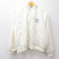 M★古着 IZOD 長袖 ナイロン ジャケット メンズ 90年代 90s GRAND FLORIDIAN 白 ホワイト 25sep26 中古 アウター ウインドブレーカー