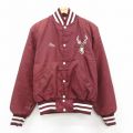 M★古着 ホロウェイ 長袖 ナイロン ジャケット メンズ 90年代 90s シカ USA製 エンジ 内側キルティング 25sep27 中古 アウター ウインドブレーカー