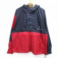 L★古着 長袖 ナイロン ジャケット パーカー メンズ 90年代 90s アトランタオリンピック ツートンカラー リップストップ 紺他 ネイビー 25oct01 中古 アウター ウインドブレーカー