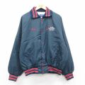 XL★古着 ホロウェイ 長袖 ナイロン ジャケット メンズ 90年代 90s Amana ラグラン 大きいサイズ USA製 紺他 内側キルティング 26jan06