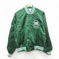 M★古着 チョークライン 長袖 ナイロン ジャケット メンズ 90年代 90s CSX ラグラン 緑 26jan10