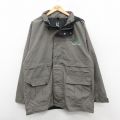 L★古着 長袖 ナイロン ジャケット パーカー メンズ 90年代 90s Gateway リップストップ 緑系 26jan13