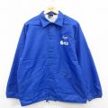 S★古着 ヒルトン 長袖 ナイロン ジャケット 90年代 90s PCA USA製 青 26jan13