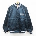 M★古着 長袖 ナイロン ジャケット メンズ 90年代 90s Burnham ラグラン USA製 紺他 26jan26
