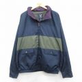XL★古着 長袖 ジャケット メンズ 大きいサイズ 紺他 26jan26