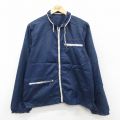 M★古着 長袖 ナイロン ジャケット メンズ 80年代 80s 紺他 26jan26