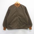 L★古着 10X 長袖 ナイロン ジャケット メンズ 90年代 90s USA製 茶他 26feb06