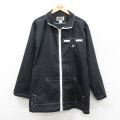 L★古着 長袖 ナイロン ジャケット メンズ ロング丈 黒他 26feb09