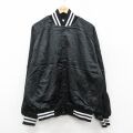 XL★古着 長袖 ナイロン ジャケット メンズ 90年代 90s ラグラン 大きいサイズ USA製 黒【spe】 26feb19
