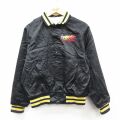 M★古着 長袖 ナイロン ジャケット メンズ 90年代 90s サラトーガ ラグラン 黒 26feb19