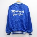 L★古着 長袖 ナイロン ジャケット メンズ 90年代 90s madisons ラグラン 青 26mar02